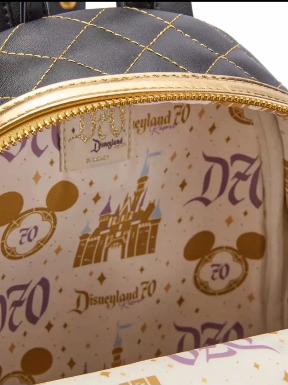 NEW Sleeping Beauty Castle Loungefly Mini Backpack – Disneyland 70th Anniversary
